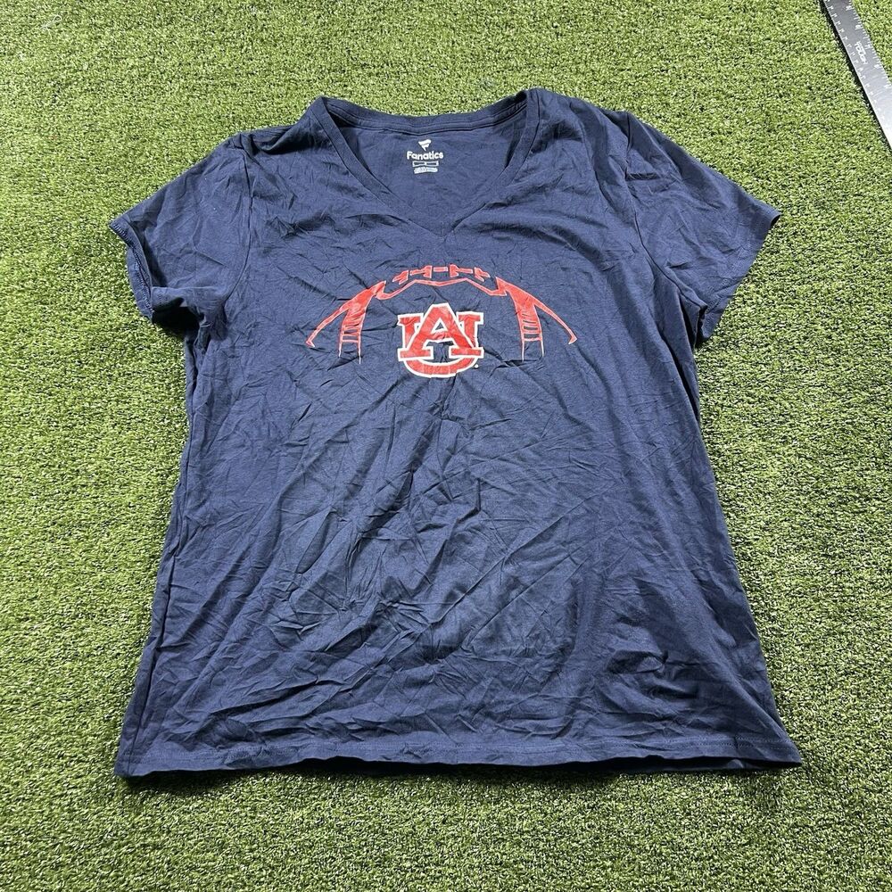 Women Auburn Basketball T-Shirt L Navy Fanatics NWOT